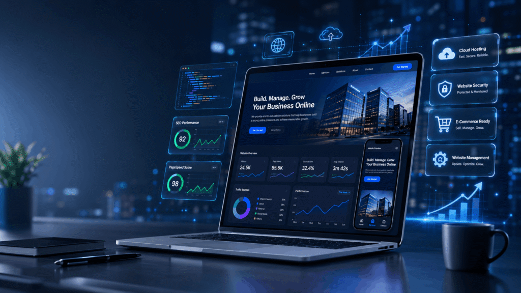 Modern Website developmenmt and management