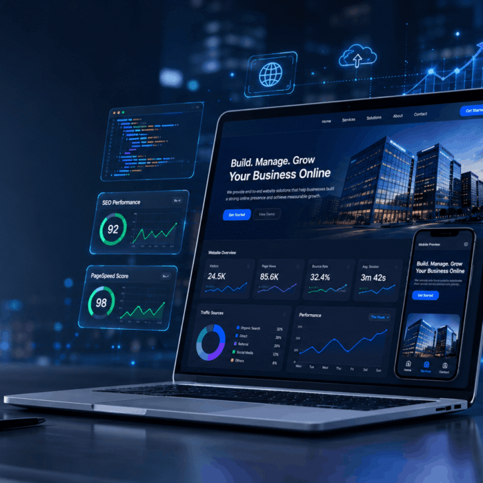 Modern Website developmenmt and management