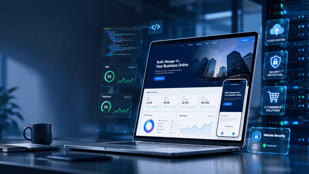 Website development and management