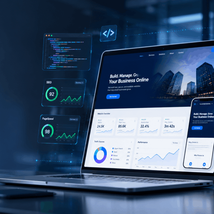 Website development and management